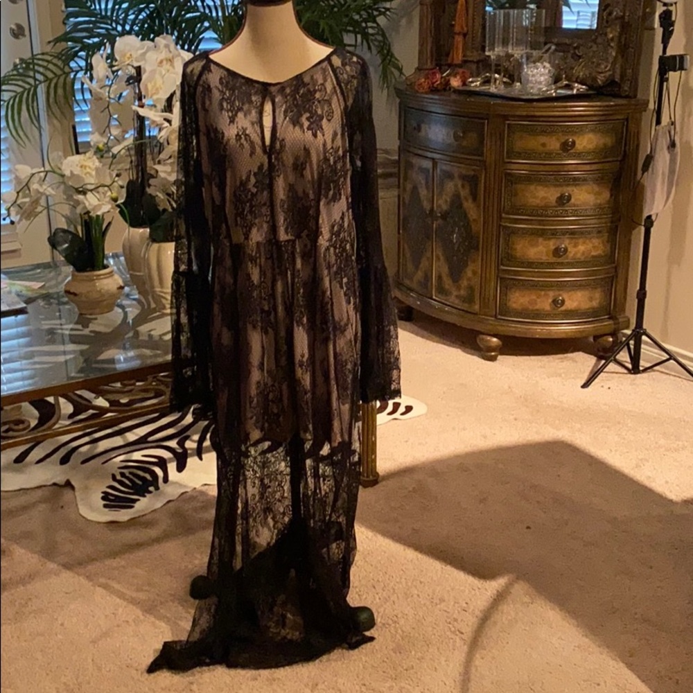 Black Sheer Dress #185